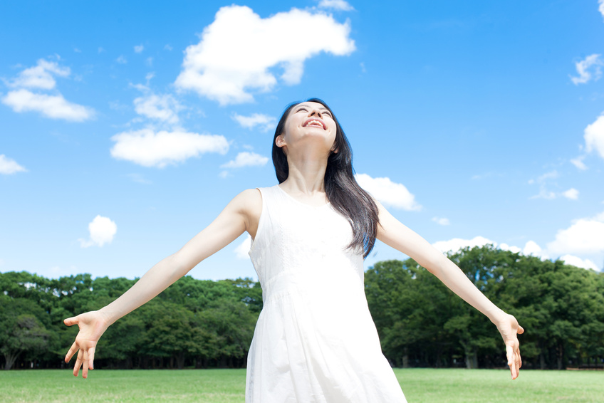 イメージで幸せになる女性